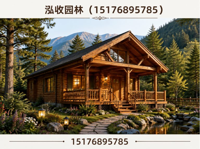 阿拉善京津冀防腐木工程展示图